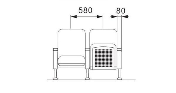 现代戏剧院观看椅